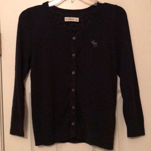 Abercrombie Black Cardigan